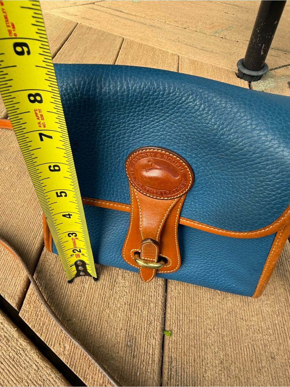 Dooney & Bourke Essex Collection Crossbody Bag In French Blue - Picture 11 of 16